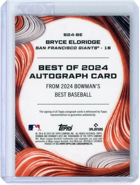 Bryce Eldridge - 2024 Bowman's Best Auto Best of 2024
