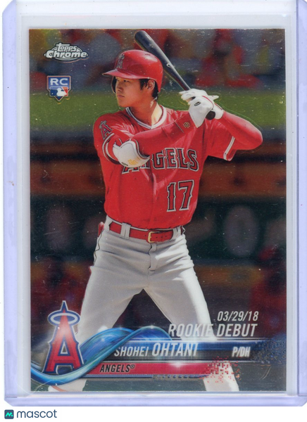 Shohei Ohtani - 2018 Topps Chrome Update Series Rookie #HMT32