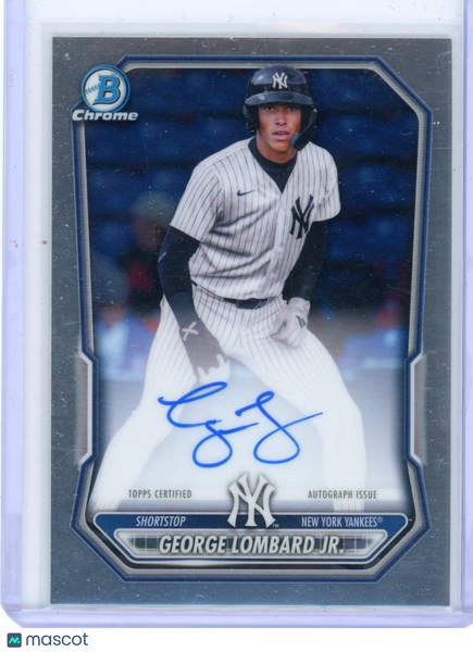 George Lombard Jr. - 2026 Bowman Chrome Auto CPA-GL