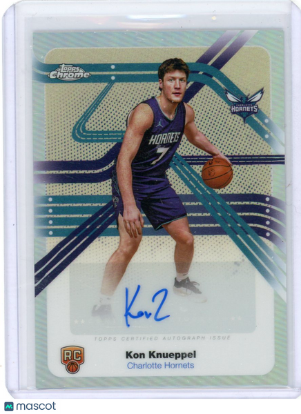 Kon Knueppel - 2025 Topps Chrome Next Stop Refractor Rookie Auto