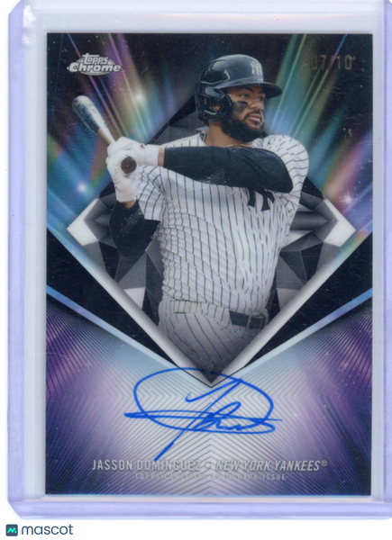 Jasson Dominguez - 2026 Topps Chrome 75th Auto Black /10