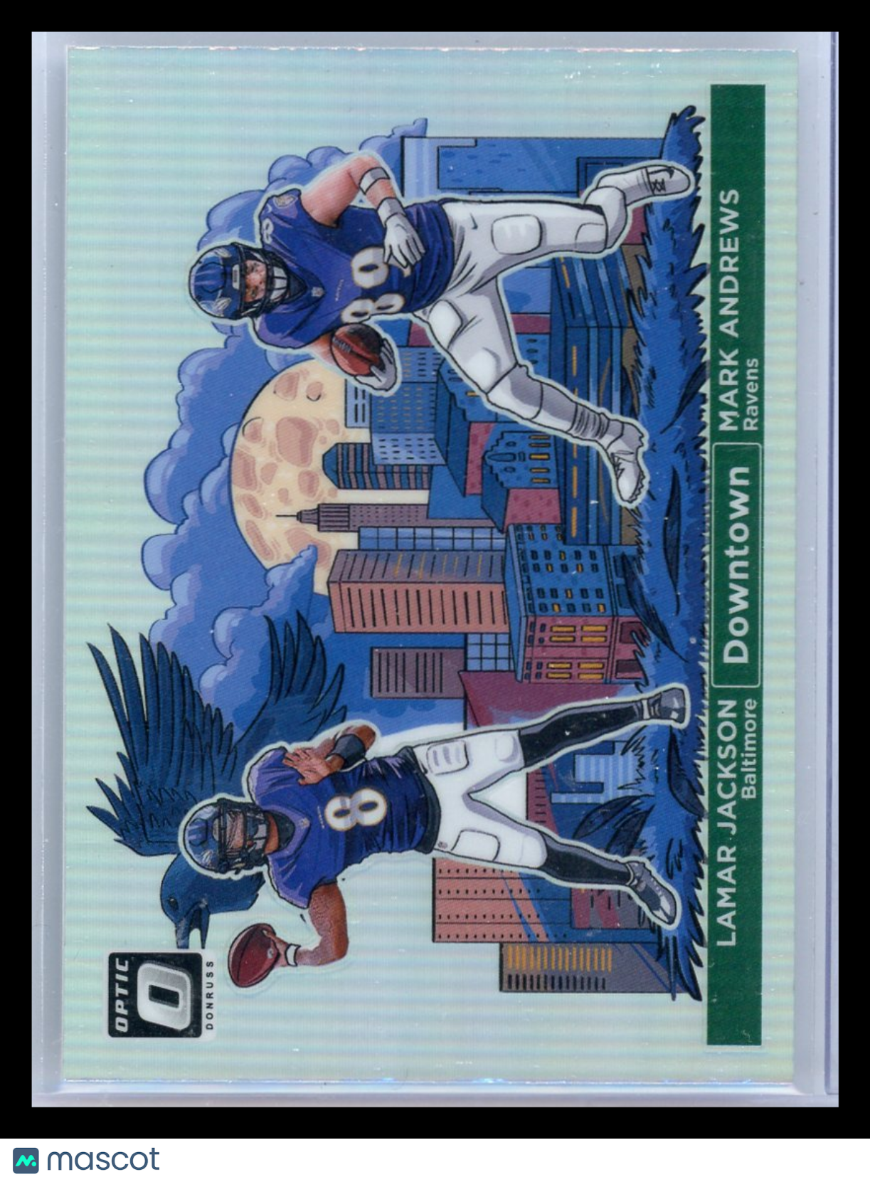 Lamar Jackson Mark Andrews - 2024 Panini Donruss Optic Downtown