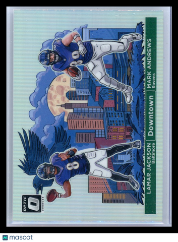 Lamar Jackson Mark Andrews - 2024 Panini Donruss Optic Downtown