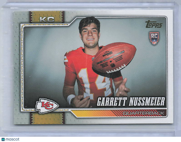 Garrett Nussmeier - 2026 Topps Flagship Golden Mirror Rookie