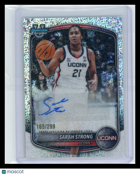 Sarah Strong - 2025 Topps Bowman Chrome Speckle Refractor 165/299