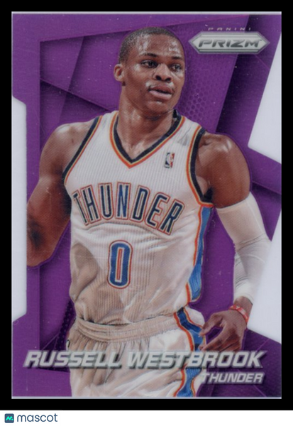 Russell Westbrook - 2014 Panini Prizm Purple Die-Cut 080/139