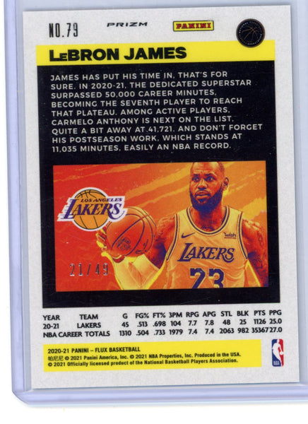 Lebron James - 2020-21 Flux Solar Eclipse /49