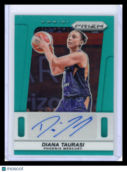 Diana Taurasi - 2025 Panini Prizm Teal Auto Throwback 12/35