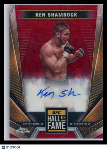 Ken Shamrock - 2024 Topps Chrome UFC Hall of Fame Autograph 3/5