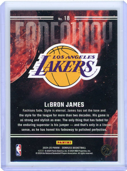LEBRON JAMES - 2024 Donruss Fadeaway Case HIT #18