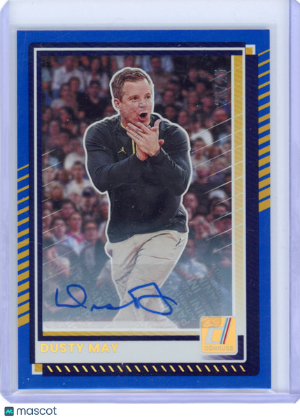 Dusty May 2025-26 Donruss Blue Auto /25