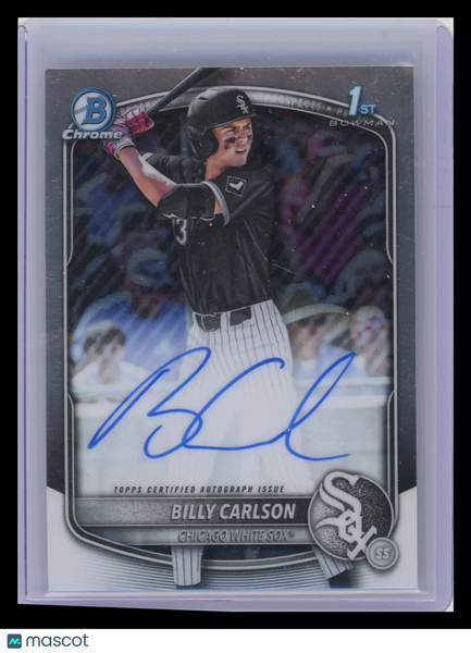 Billy Carlson - 2025 Bowman Chrome Auto 1st Bowman Prospect CPA-BC