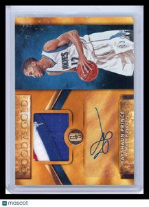 Tayshaun Prince - 2015-16 Panini Gold Standard Patch Auto 23/25