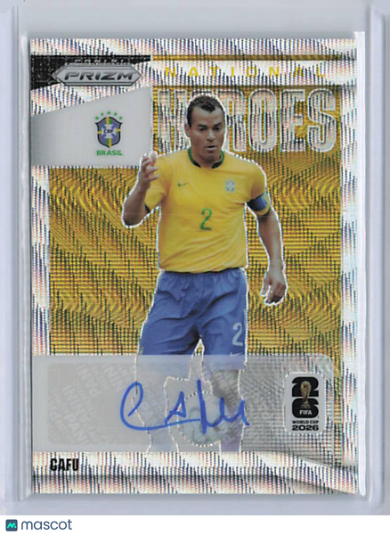 Cafu - 2026 Prizm World Cup National Heroes Wave Auto