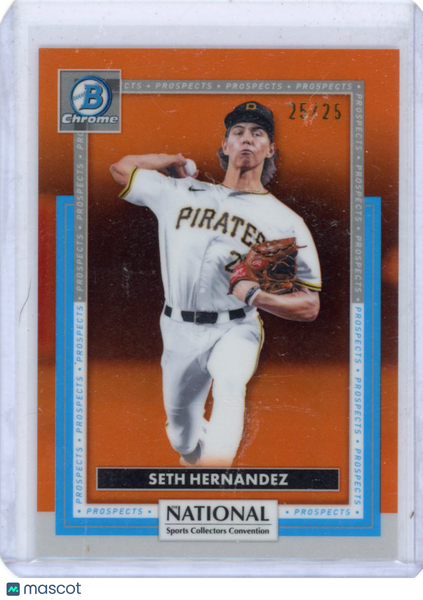 Seth Hernandez - 2026 Topps Chrome National Orange Refractor /25