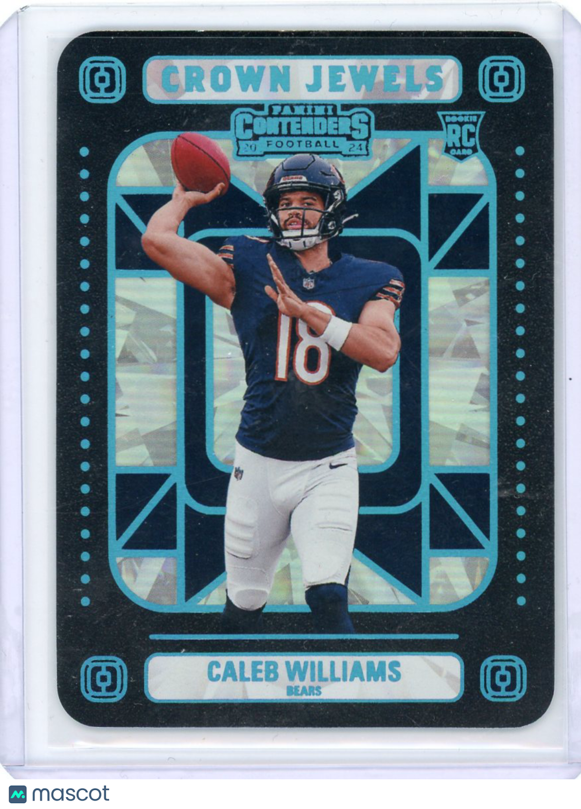 Caleb Williams - 2025 Panini Contenders Football Crown Jewels  SSP RC