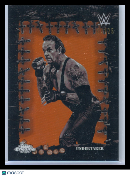 Undertaker - 2025 Topps Chrome WWE Famed Phantoms Orange 04/25