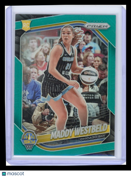 Maddy Westbeld - 2025 Panini Prizm WNBA Teal RC 21/49