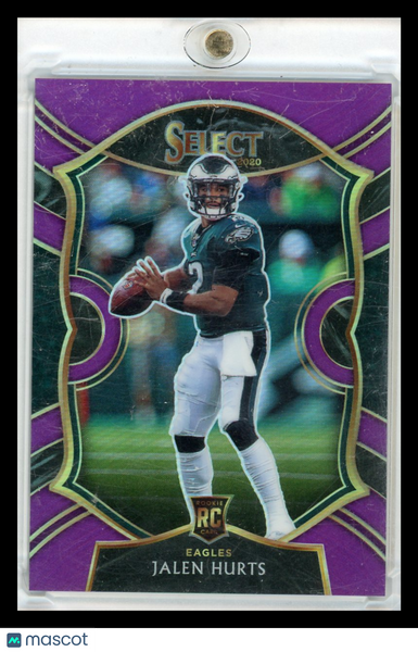 Jalen Hurts - 2021 Panini Select Concourse Purple Prizm 50/75 RC