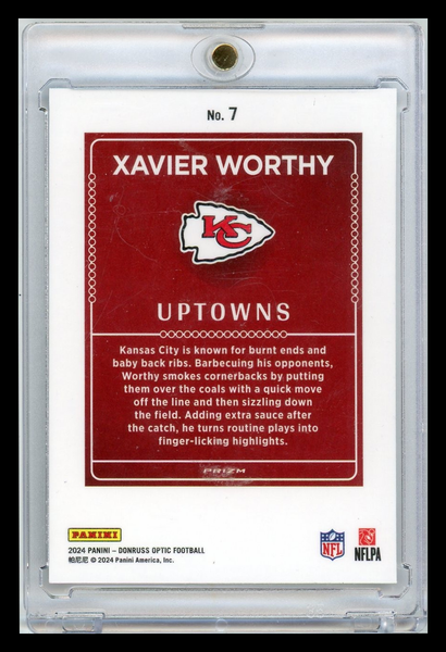 Xavier Worthy - 2024 Panini Donruss Optic Uptowns RC