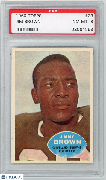 Jim Brown - 1960 Topps PSA 8 #23
