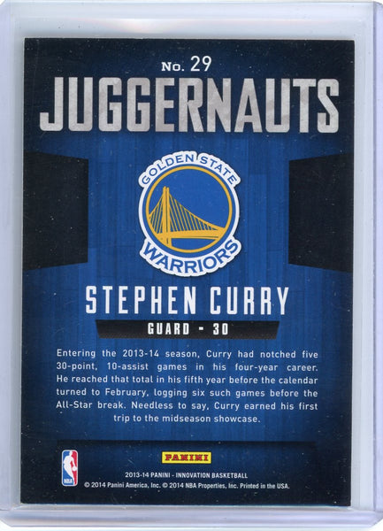 Stephen Curry - 2013-14 Panini Innovation Juggernauts 2014