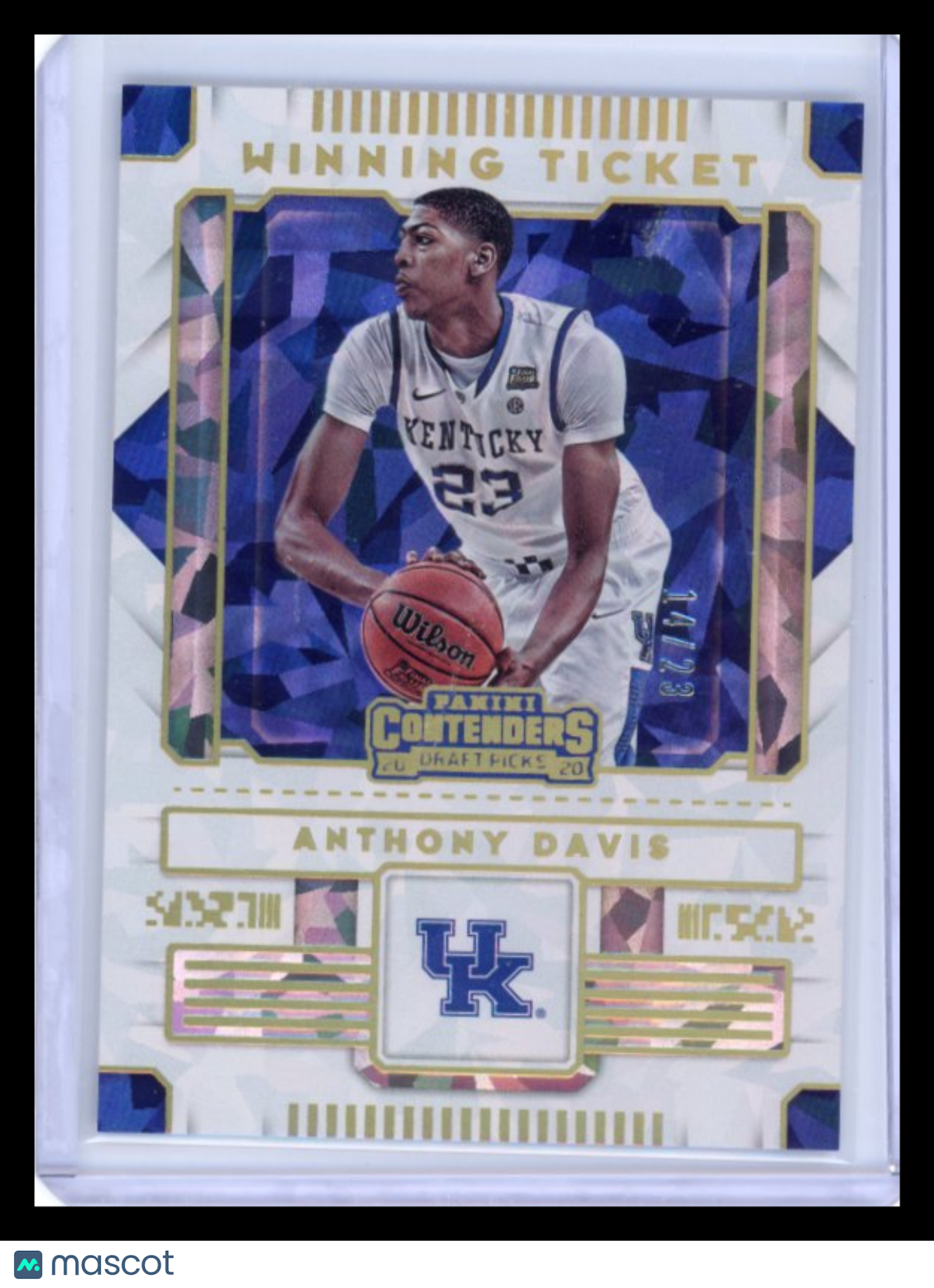 Anthony Davis - 2020 Contenders Draft Picks Winning Ticket Cracked Ice 14/23