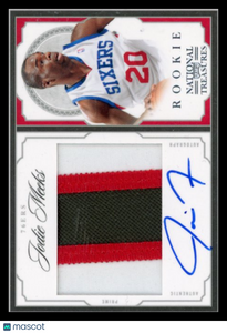 Jodie Meeks - 2010 Panini National Treasures Autograph Patch Rookie /99