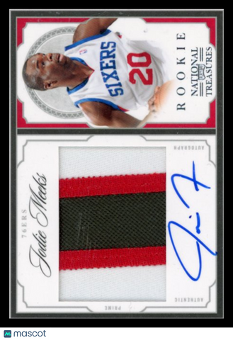 Jodie Meeks - 2010 Panini National Treasures Autograph Patch Rookie /99