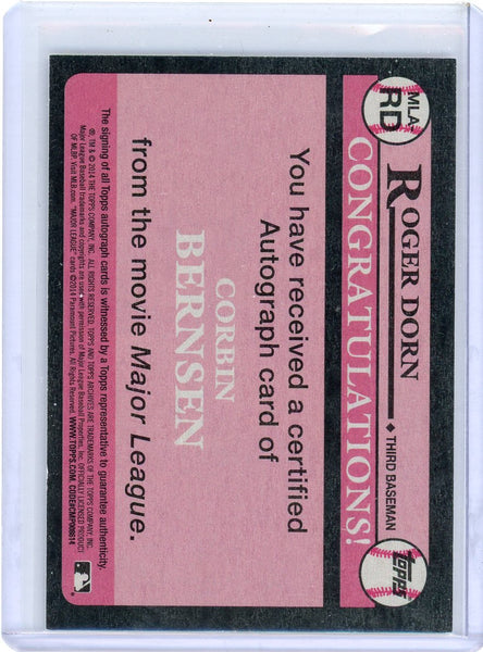 Roger Dorn - 2014 Topps Major League Auto by Corbin Bernsen