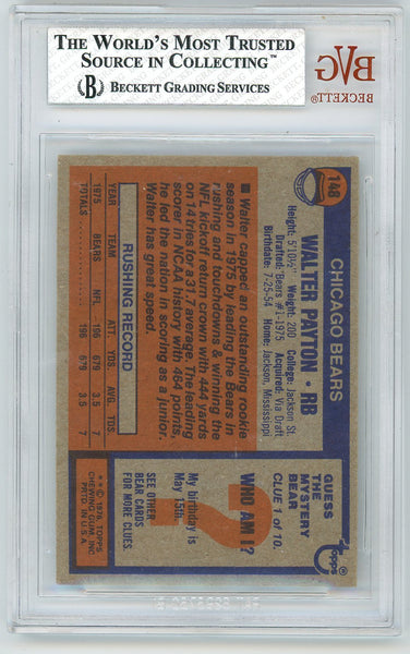 Walter Payton - 1976 Topps BVG 6.5 Rookie #148