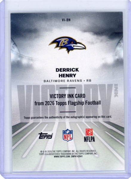 Derrick Henry - 2026 Topps Flagship Victory Auto
