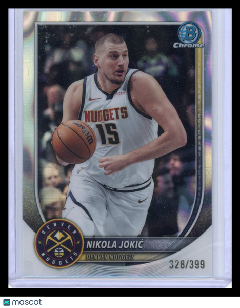 Nikola Jokić - 2025 Topps Bowman Chrome Refractor 328/399