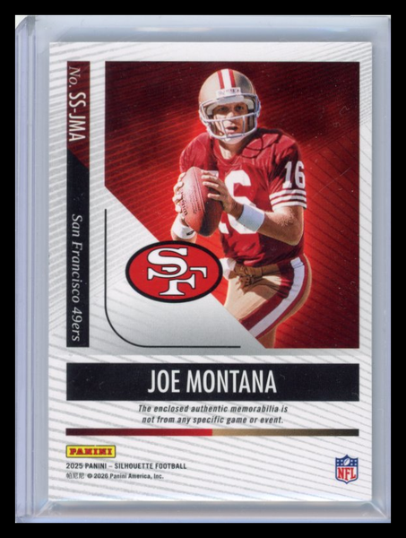 Joe Montana - 2026 Panini Silhouette Football Patch 25/25
