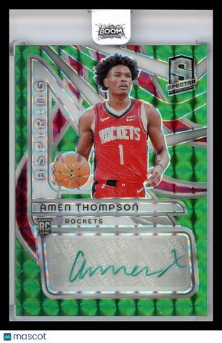 Amen Thompson - 2023-24  Spectra Aspiring Autographs 2024 Green  RC 34/50