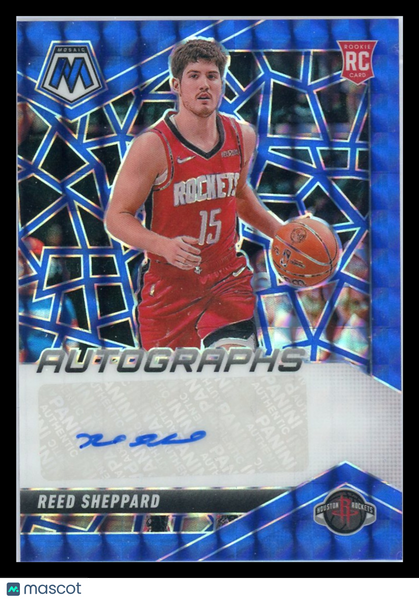 Reed Sheppard - 2025 Panini Mosaic Basketball Blue 25/49 RC