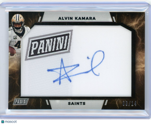 Alvin Kamara - 2023 Panini Autograph 09/14 Patch National PA-AK