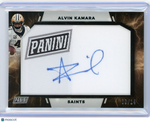 Alvin Kamara - 2023 Panini Autograph 09/14 Patch National PA-AK