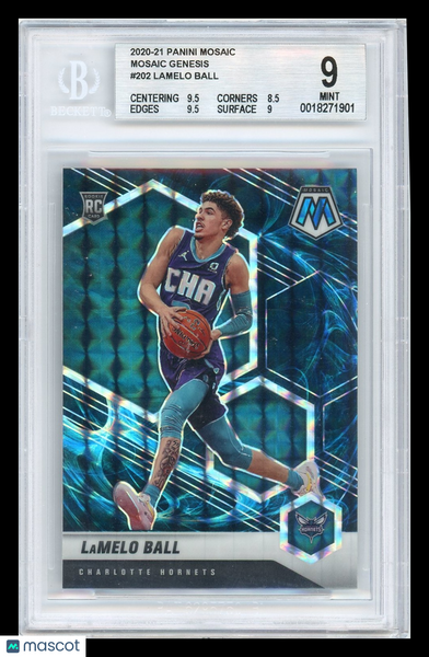 LaMelo Ball - 2020 Panini Mosaic Mosaic Genesis BGS 9