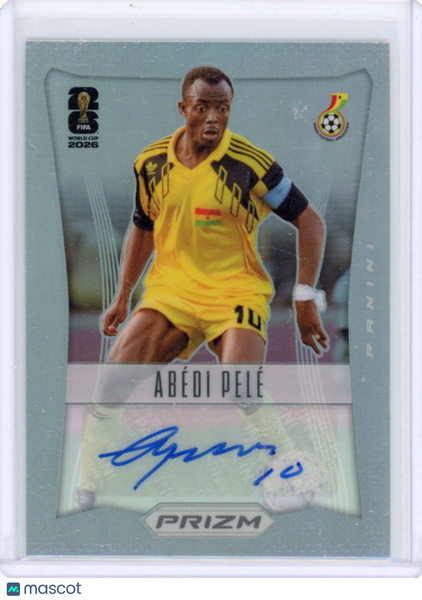 Abedi PEele - 2026 Prizm World Cup Silver Throwback Auto /75