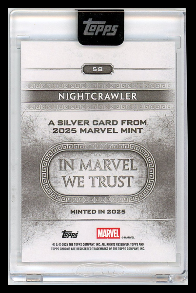 2025 Topps Chrome Marvel Minted #58 43/75