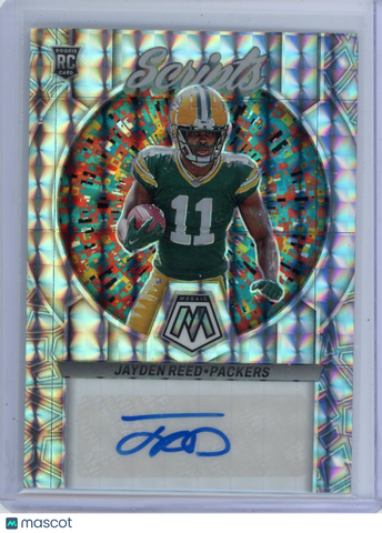 Jayden Reed - 2023 Panini Mosaic Prizm Rookie Autograph RC
