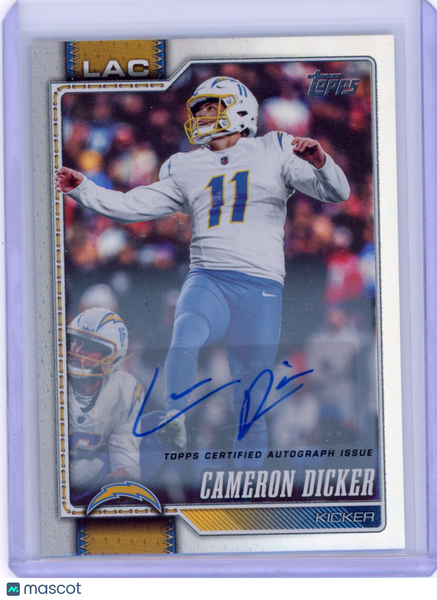 Cameron Dicker - 2026 Topps Foil Auto