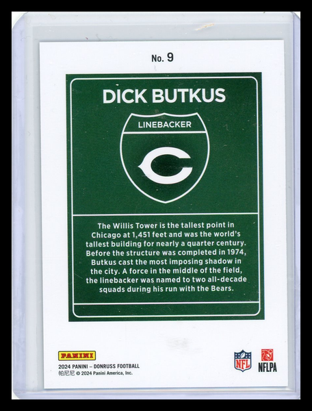 Dick Butkus - 2024 Donruss Downtown Panini