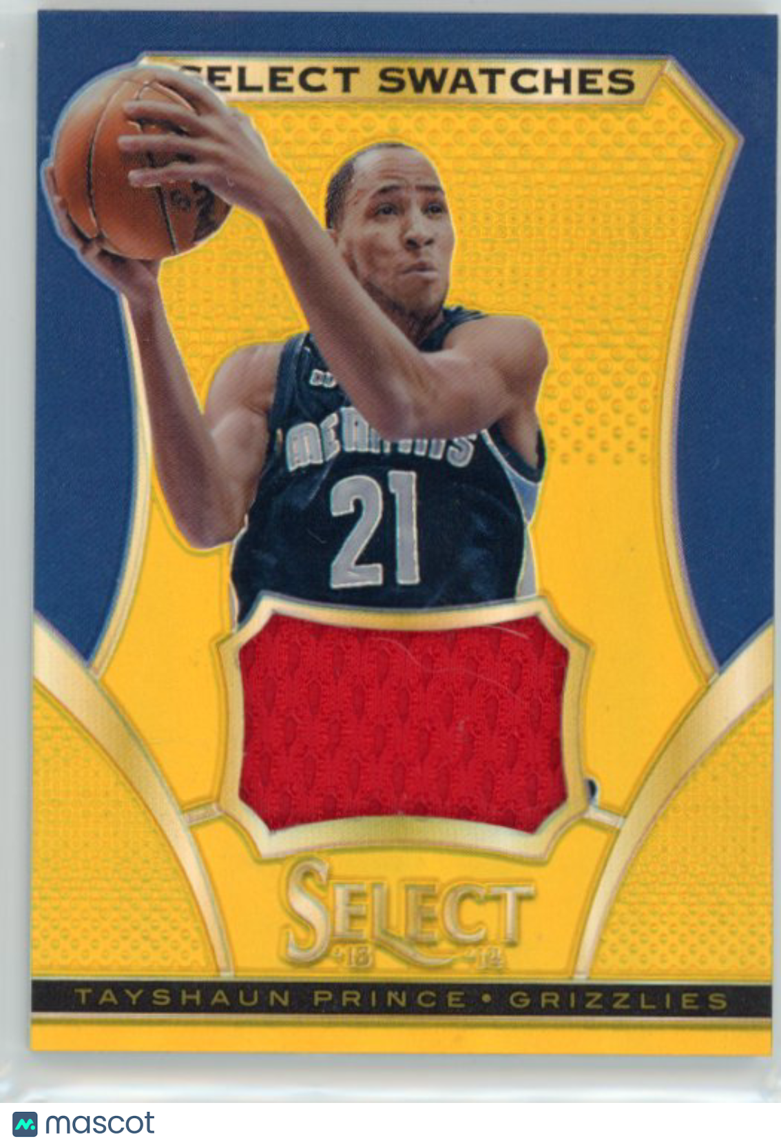 Tayshaun Prince - 2013-14 Panini Select 2014 09/10 Jersey Patch Gold