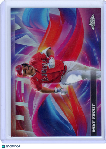 Mike Trout - 2025 Topps Chrome HX-3 Mike Trout Helix SSP