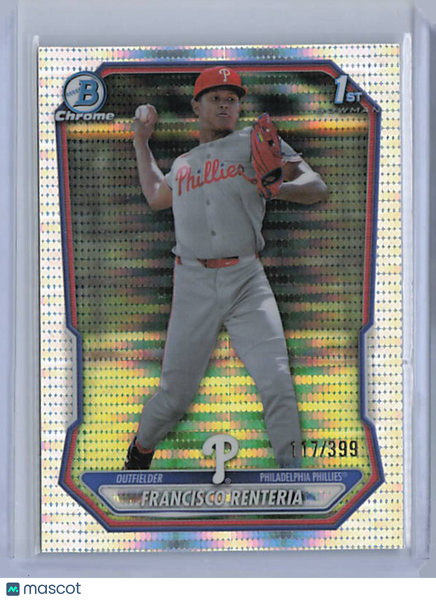 Francisco Renteria - 2026 Bowman Chrome Pulsar Refractor /399
