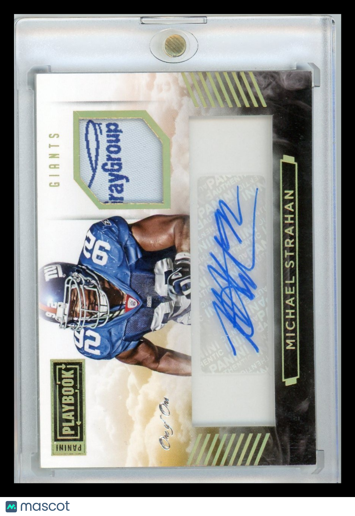 Michael Strahan - 2015 Panini Playbook Autograph Patch