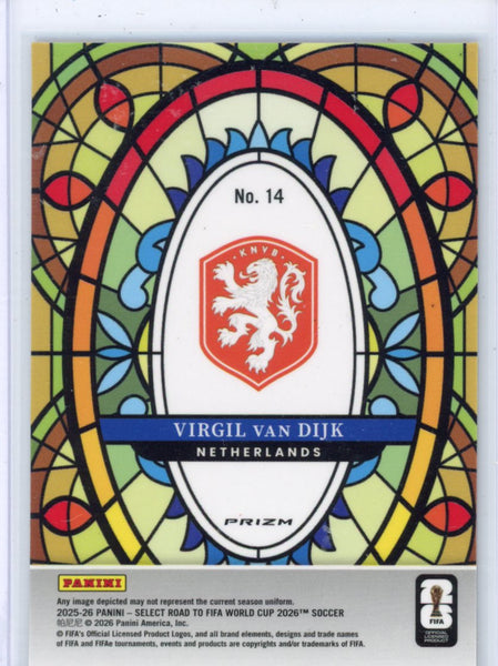 Virgil Van Dijk - 2026 Select World Cup Stained Glass