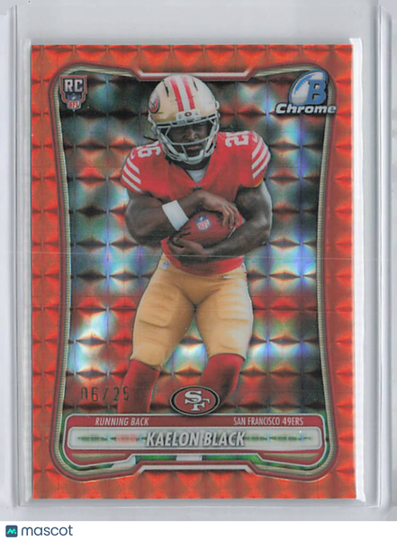 Kaelon Black - 2026 Bowman Chrome ORange Geometric Rookie /25